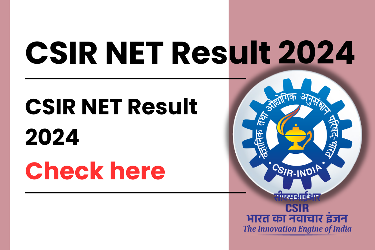 CSIR NET Result 2024