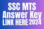 SSC MTS Answer Key 2024: Checkout Steps to Download Response Sheet