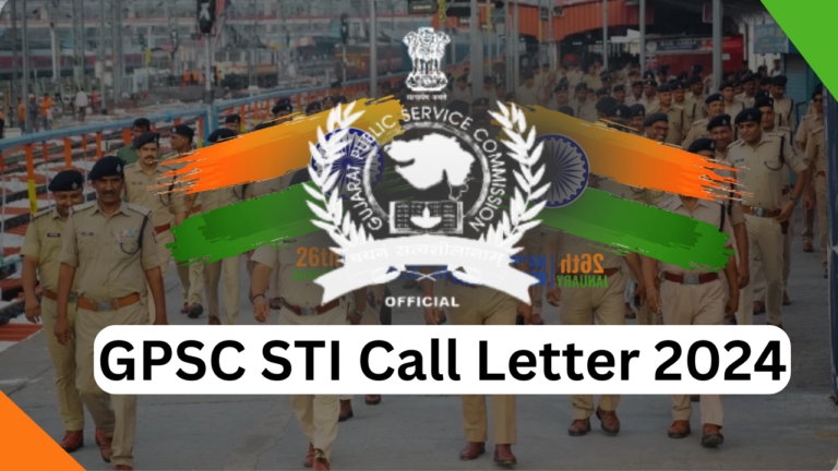 GPSC STI Call Letter 2024, Check Written Exam Date and Paper Pattern ...