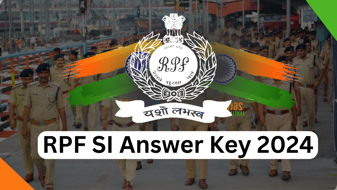 RPF SI Answer Key 2024