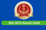 SSC MTS Result 2024